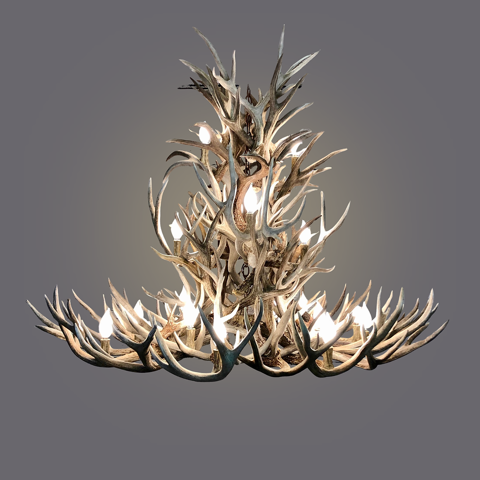 Thumbnail: The Crestone Deer Chandelier