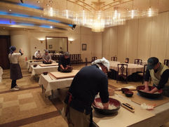 酒食学主催の蕎麦打ち会が行われました