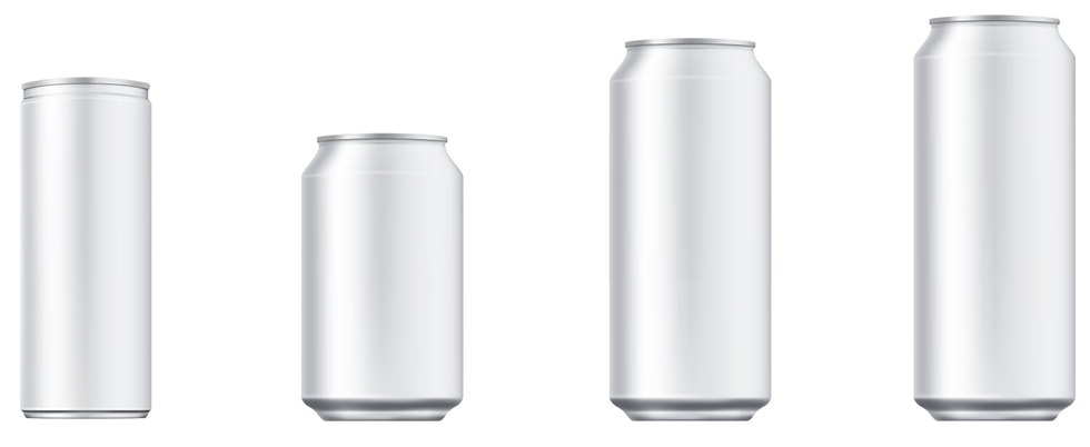 Beverage can sizes available at Bespoke Canning Co.
