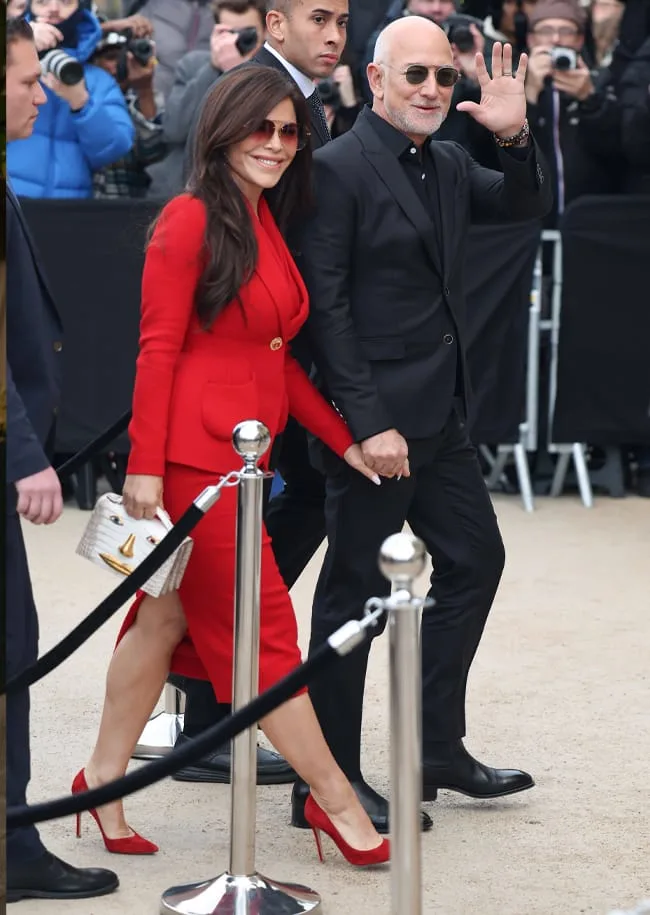 Red Skirt Suit for Schiaparelli