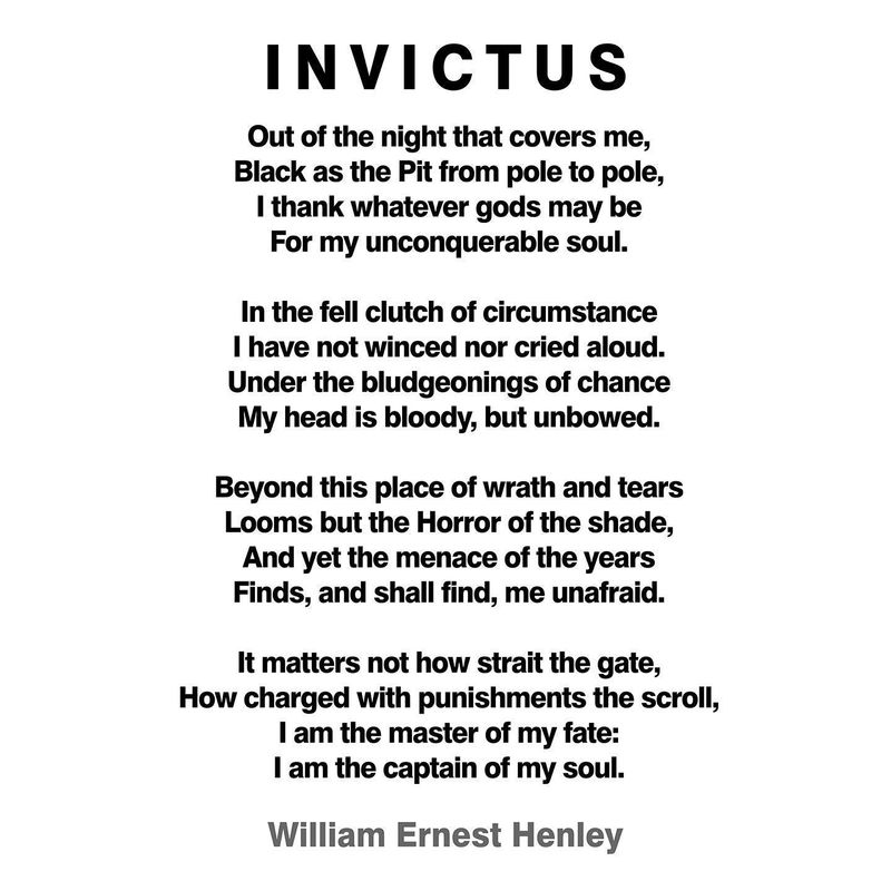 Invictus William Ernest Henley