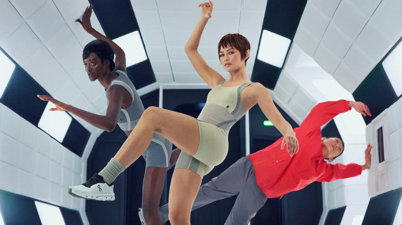 Zendaya in the new On campaign for Spring 2025. Courtesy of On