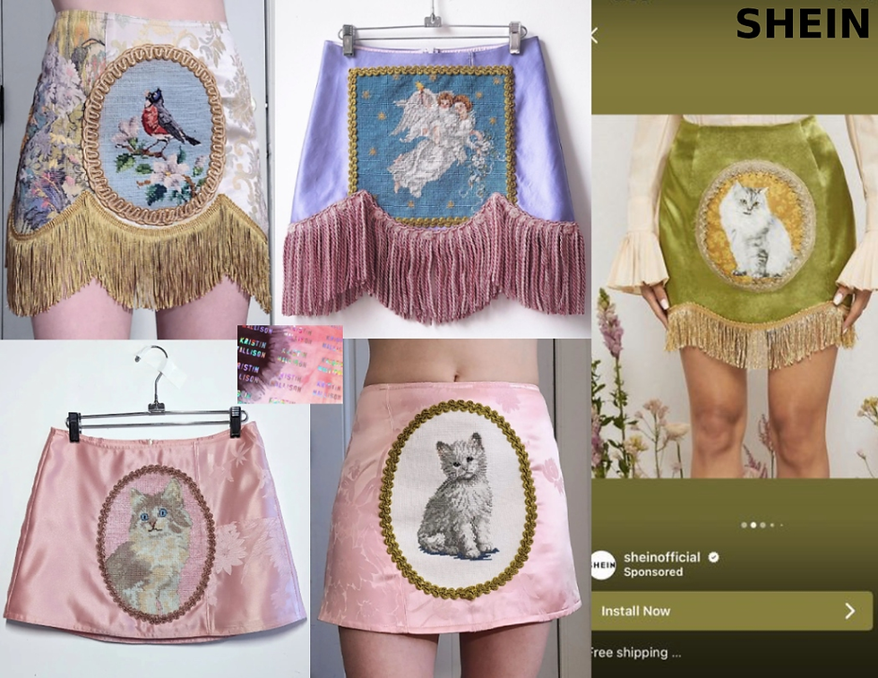 Kristin Mallison Designer Kristin Mallison makes corsets, skirts and dresses from vintage and antique tapestries and upholstery fabrics. Based in New York, the United States