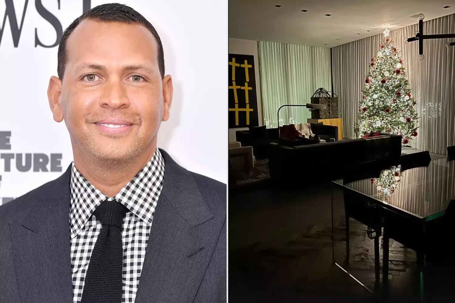 lex Rodriguez celeb Christmas trees