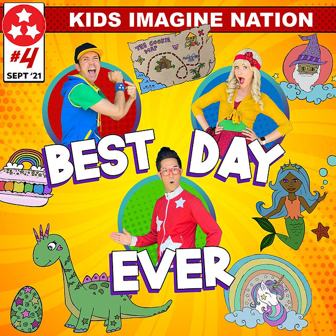 best day ever album cover  kids imagine nation
