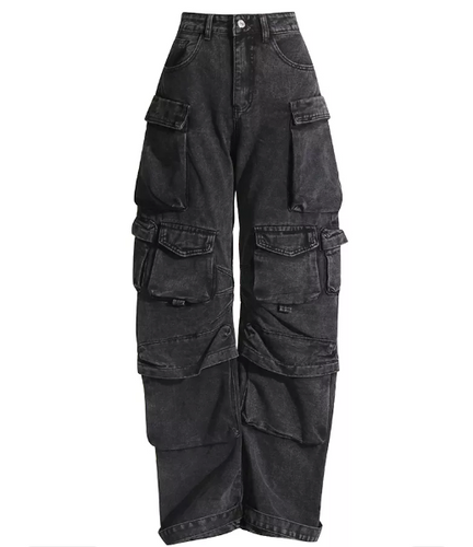 パンツ NEAT 1507 HIGH DENSITY DENIM CARGO PANTS NEAT 1507 HIGH DENSITY DENIM CARGO PANTS 3D Regular Tapered Denim