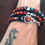 Thumbnail: Red Jasper Leather Wrap Bracelet