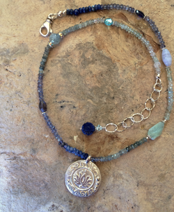 Throat chakra necklace