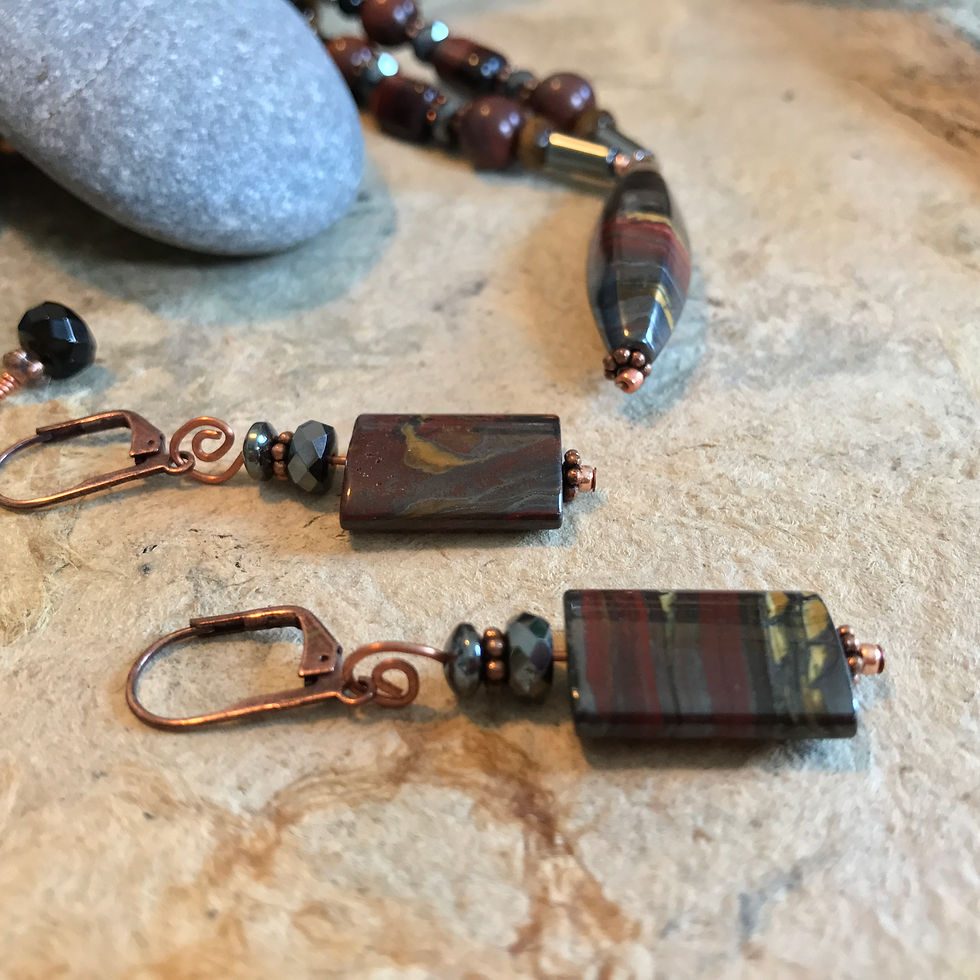Thumbnail: TIger Iron Necklace Set
