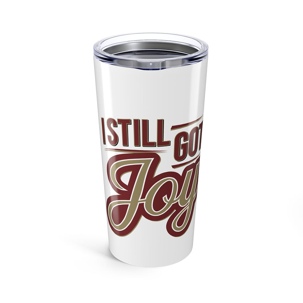 20oz Joyful Tumbler (White)