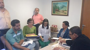 Comissão de Bibliotecários/Arquivistas reúnem com a pró-reitoria e superintendência