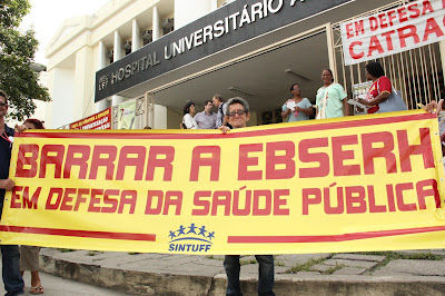 O NÃO à EBSERH segue forte na UFF