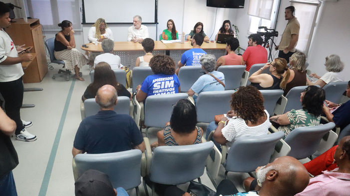 Audiência debate reivindicações de aposentados(as), serviços essenciais e prioritários