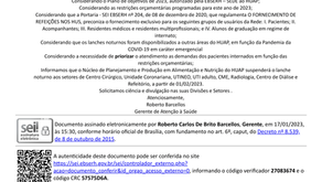 Desumana, EBSERH suspende lanche noturno de diversos setores no HUAP