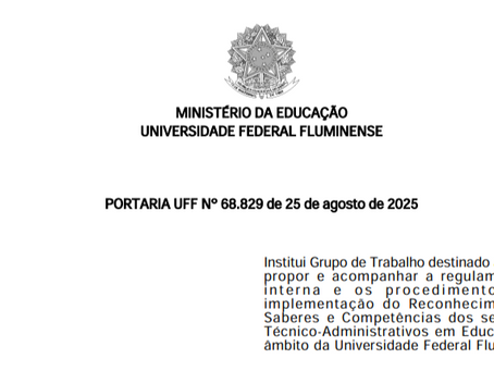 Reitoria cria GT, se apropria do RSC e exclui representação sindical