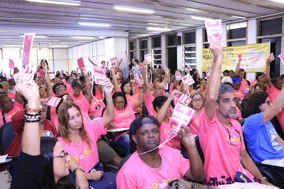 8º CONSINTUFF aprova resolução pela Greve Geral de 48 horas, paralisação dia 24/5 e proporcionalidade nas eleições do sindicato