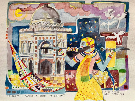 "Giving a voice to women" 2018 India