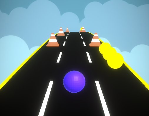 Roll to the end endless runner game android ios