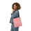 Thumbnail: Sade Renee Polyester Tote Bag with Black Straps and White Name Logo