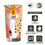 Thumbnail: 20 oz Stainless Steel Double Wall Tumbler with Sliding Lid, Spring Fun Polka-Dot