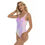 Thumbnail: Sade Renee Women's One-piece Swimsuit, Gradient Blush