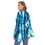 Thumbnail: Sade Renee Women's V-neck Blouse, Lightning Blue