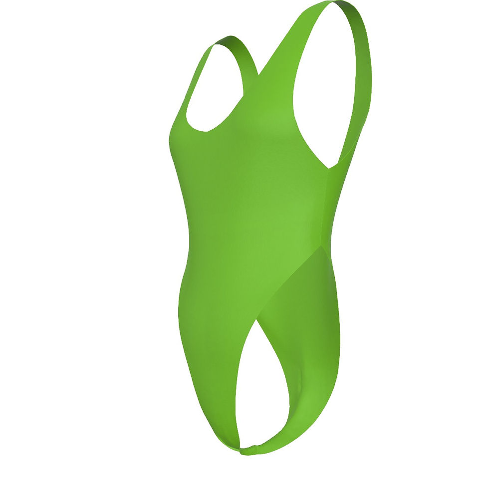 Sade Renee Women's One-piece Swimsuit, Green