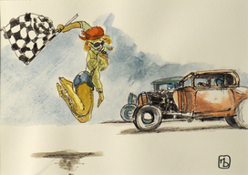 départ ROG girl saut