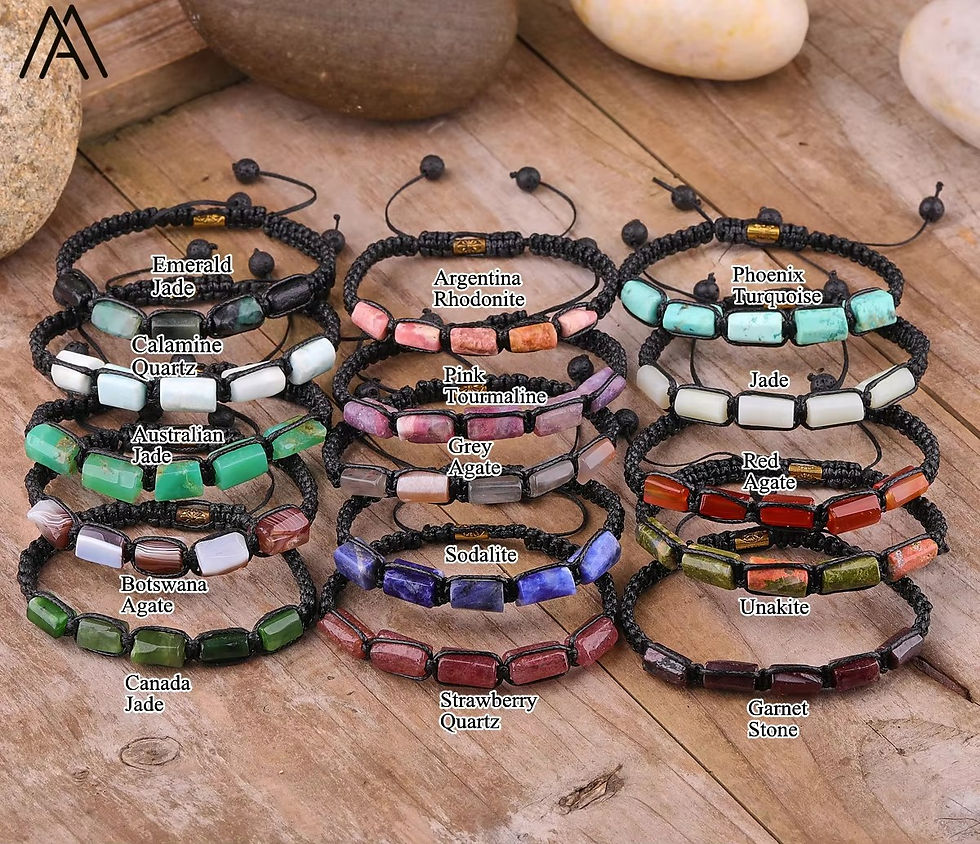Thumbnail: The Crystal Essence Series | 18cm Natural Stone Bracelet