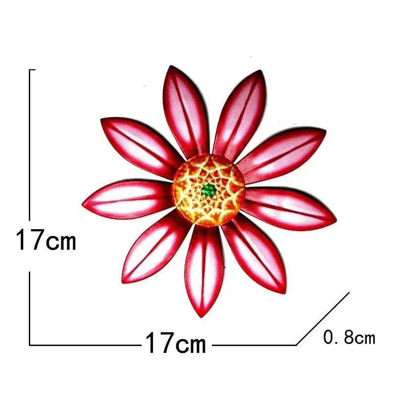 Thumbnail: Garden Decoration Metal Flower Wall Decor Art Sculpture Hanging Ornament Aesthet