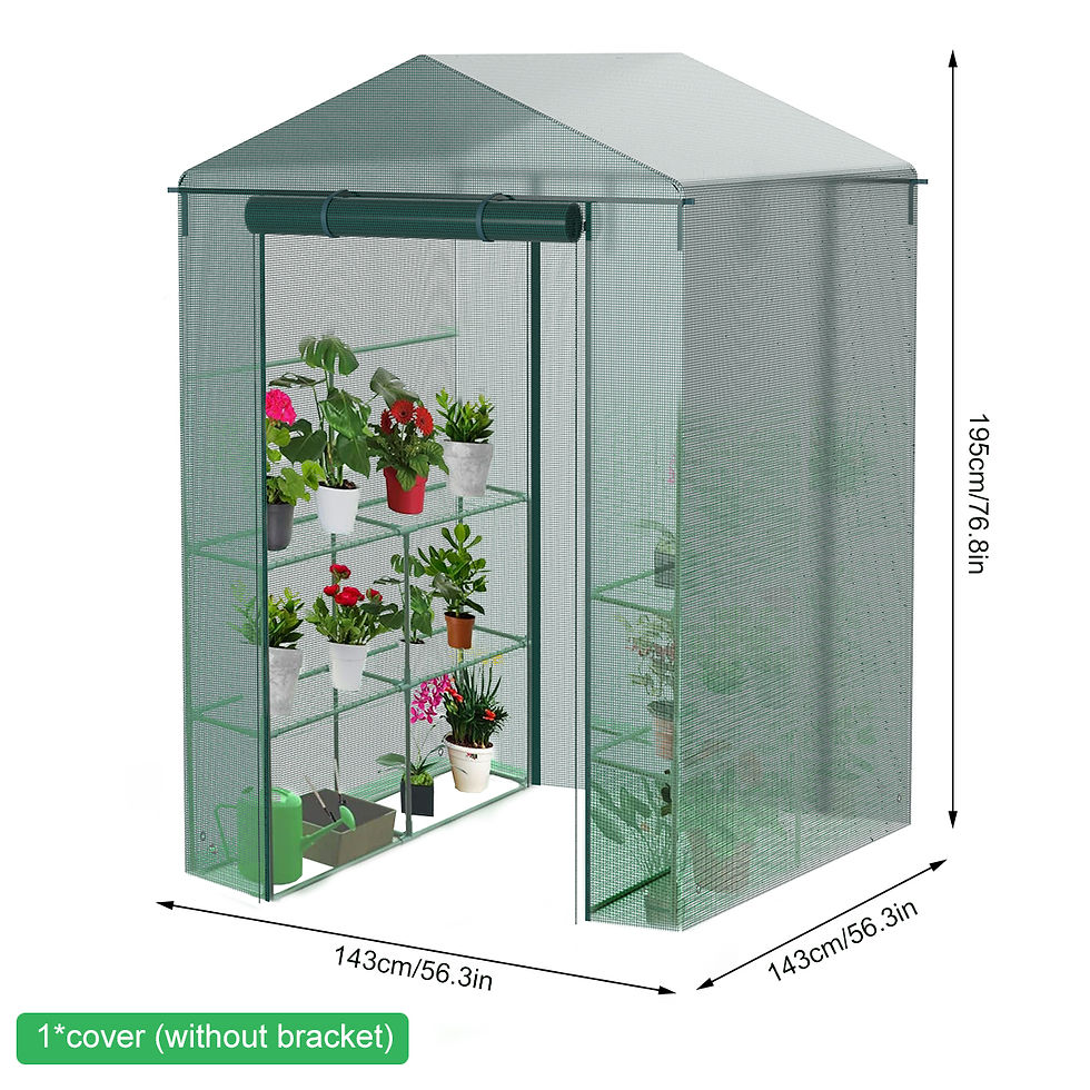 Thumbnail: Plant Gardening Greenhouse Walk-In Greenhouse {The rack is not included}