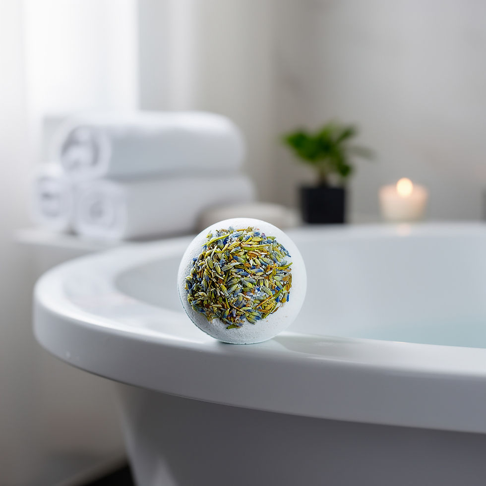 Thumbnail: The Moonlight Soak | Lavender & Mandarin Therapeutic Bath Bomb