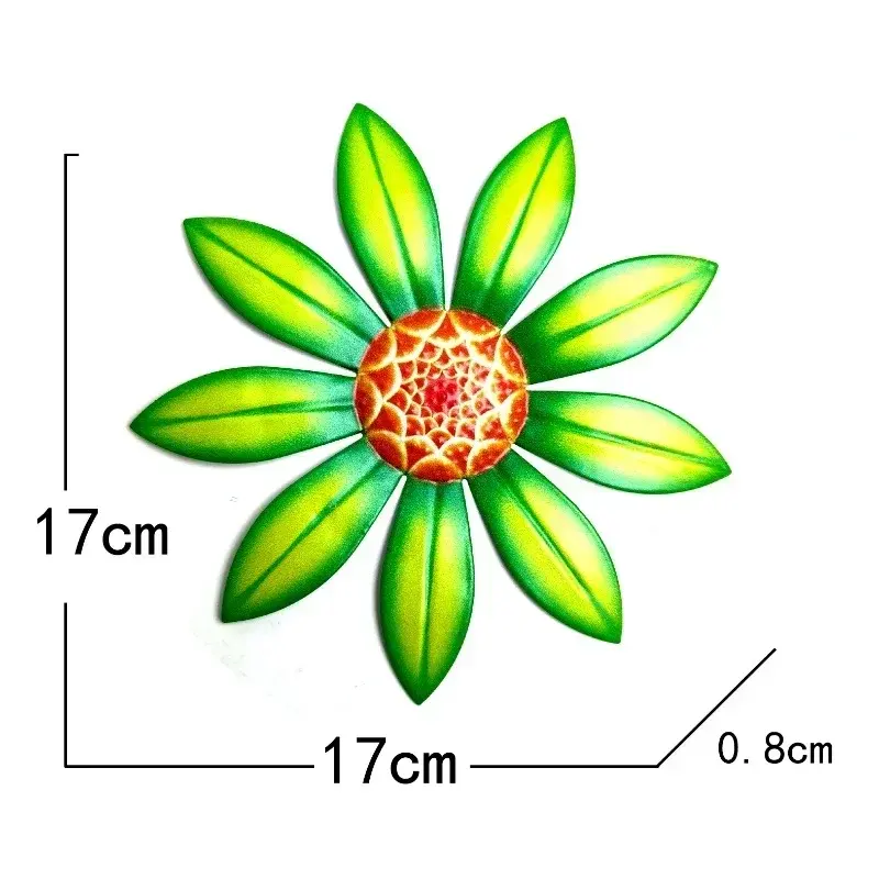 Thumbnail: Garden Decoration Metal Flower Wall Decor Art Sculpture Hanging Ornament Aesthet
