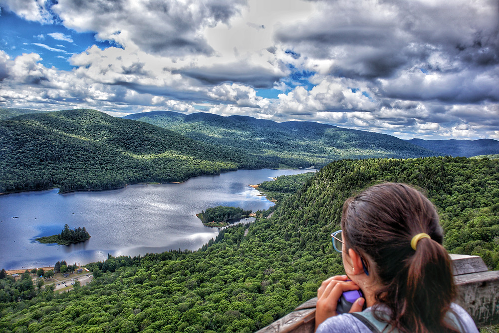 Sentier La roche Mont tremblant Destination Québec en famille