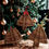 Thumbnail: Willow Xmas tree decorations - set of 3