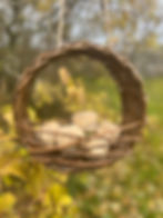 Large willow bird feeder