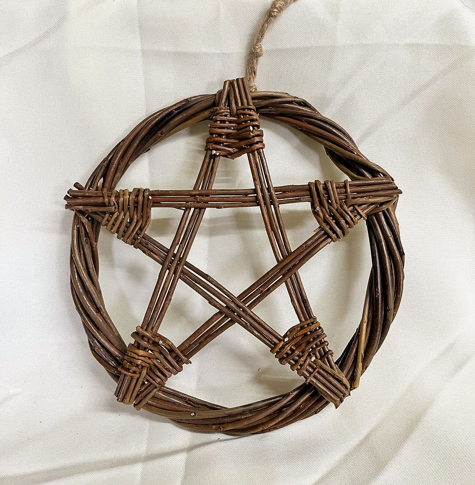 Thumbnail: Hand woven willow pentagram