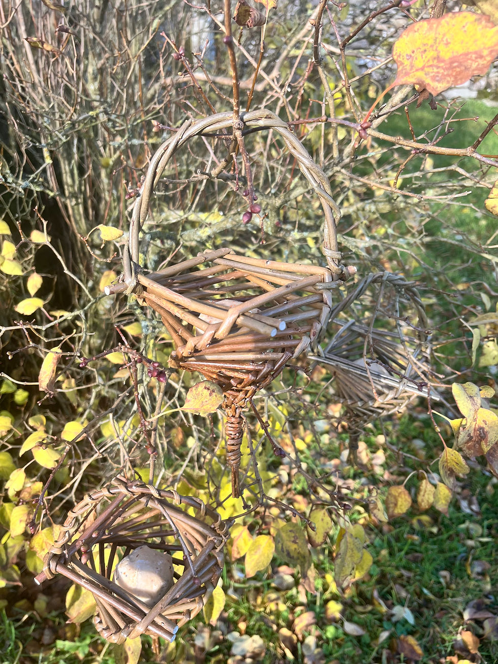 Thumbnail: willow bird feeders