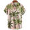 Thumbnail: Holiday 3D Loose Lapel Short-Sleeve Shirt Vacation 3D Loose Lapels Shirt