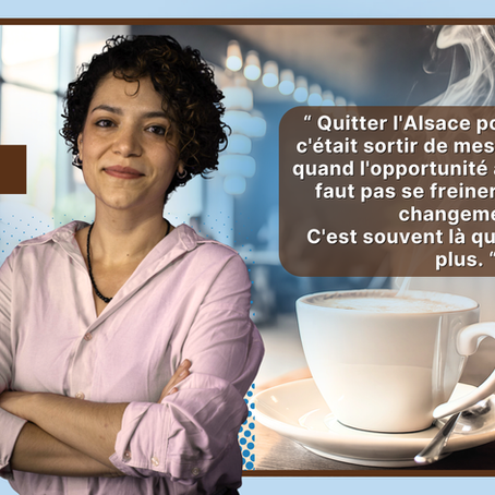 Pause Café Sabrine Mansouri, consultante fonctionnelle STMS Bordeaux.