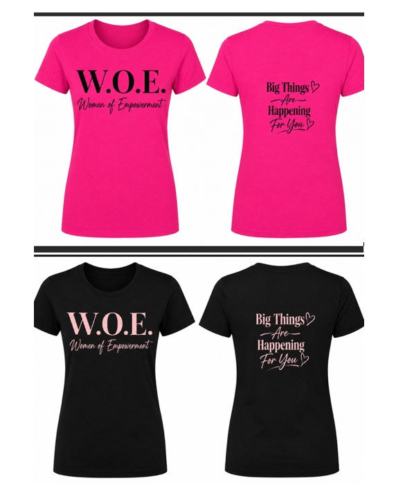 W.O.E. T Shirts Are Here