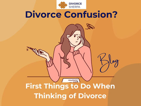 Things to Do When Thinking of Divorce