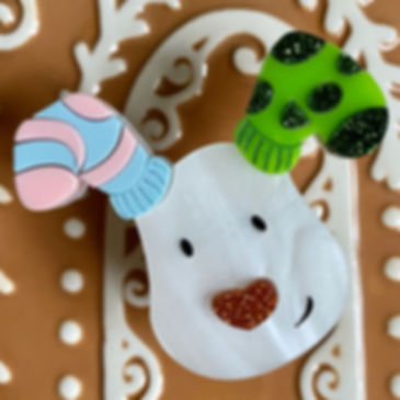 *SECONDS* SnowDog Brooch