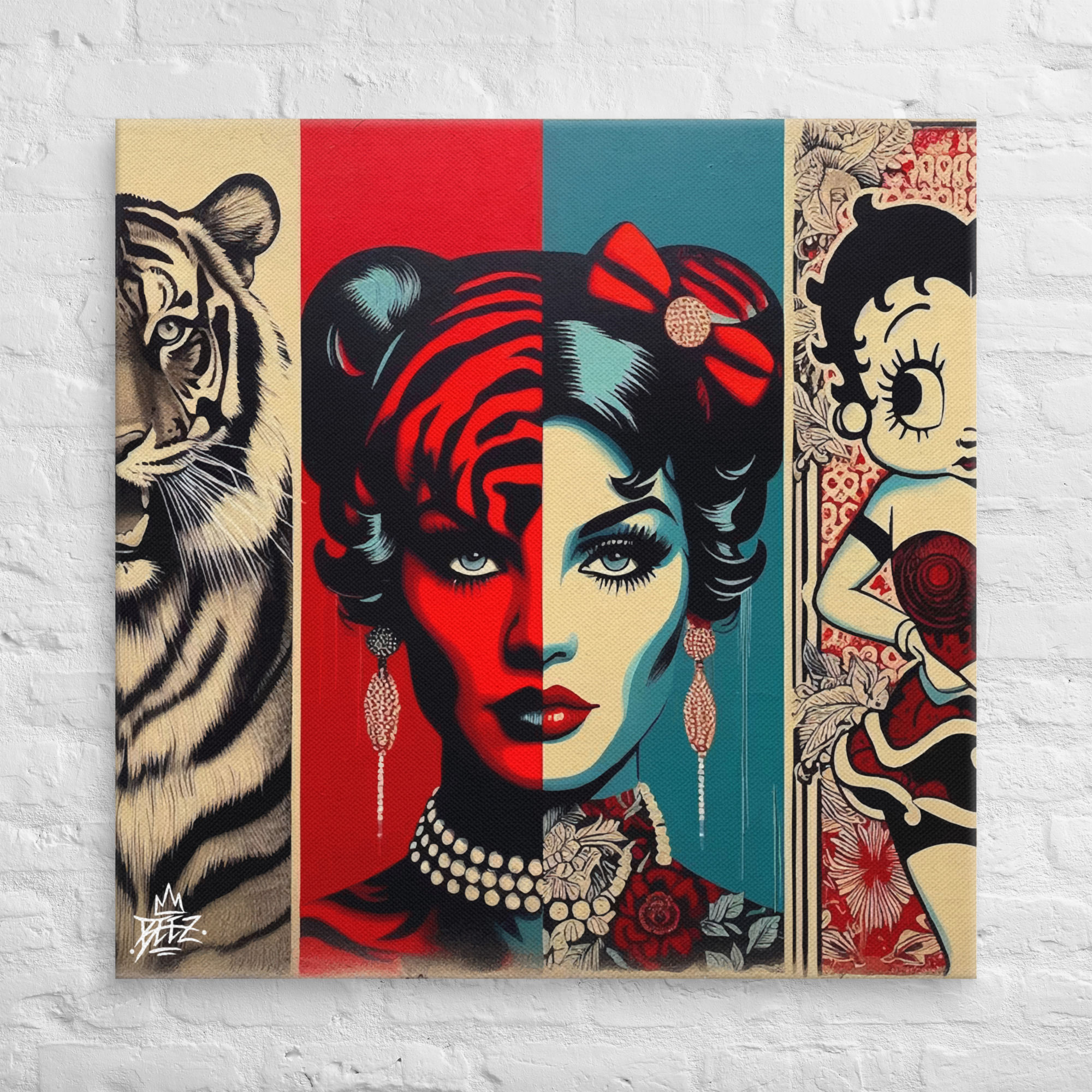 Dual Threat V.1 Canvas Print By Beez Designs