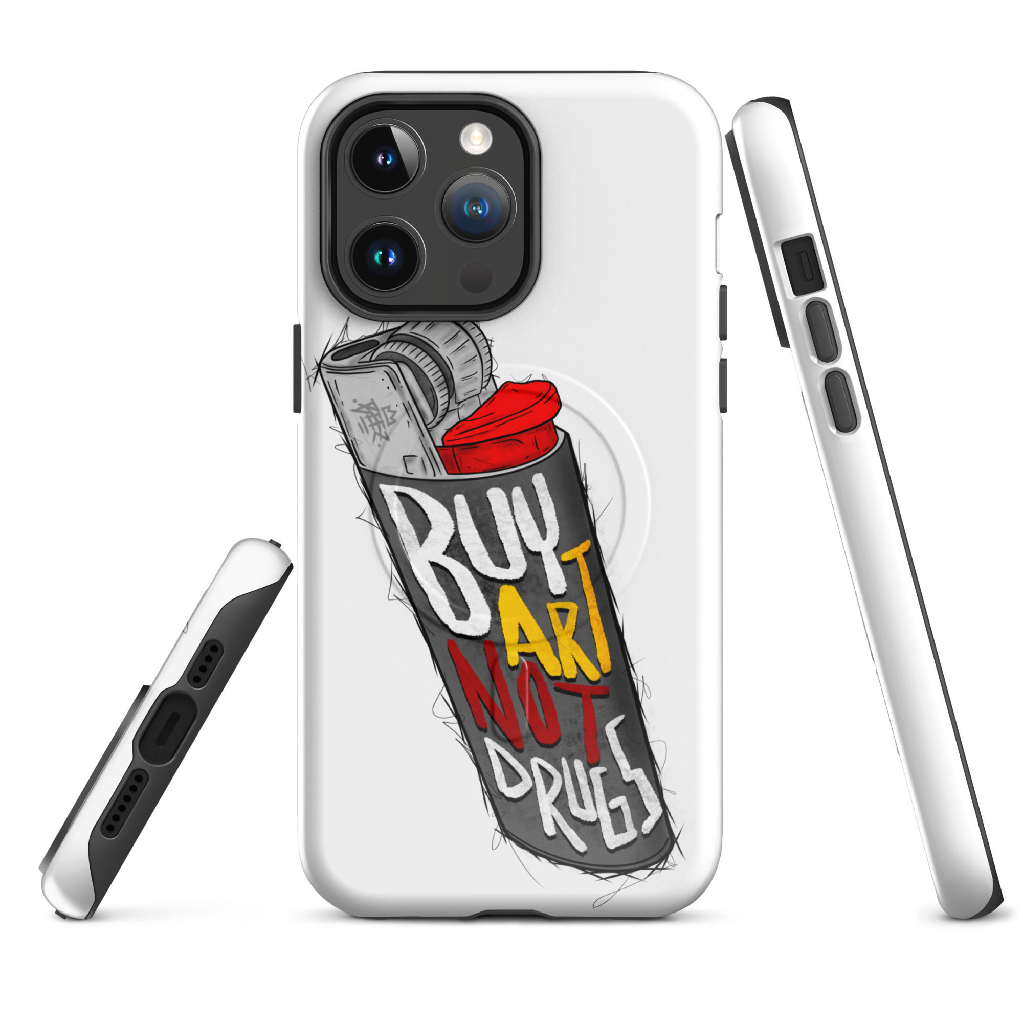Buy Art NOT DRUGS - MagSafe® tough case for iPhone® - By Beez Designs