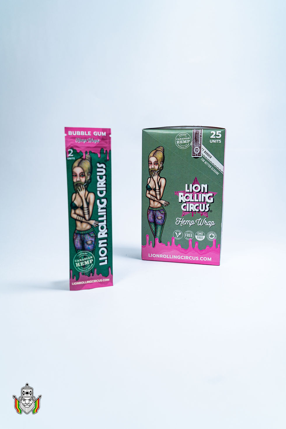 Hemp Lion Rolling Circus Bubble Gum