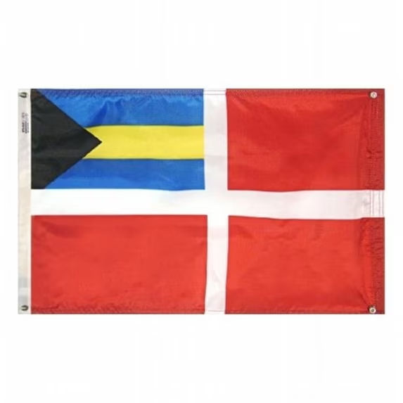 BAHAMAS COURTESY 12X18" NYLON OUTDOOR FLAG