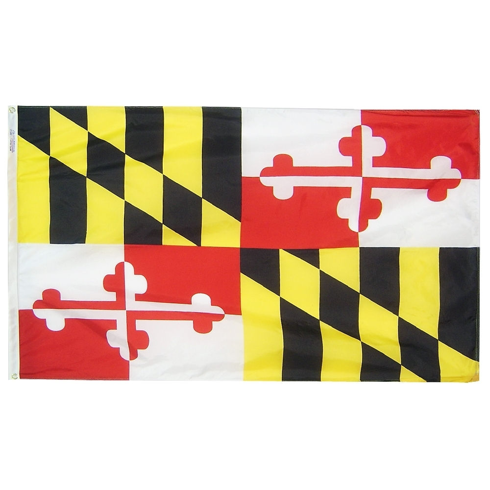 MARYLAND 12X18" NYLON OUTDOOR FLAG
