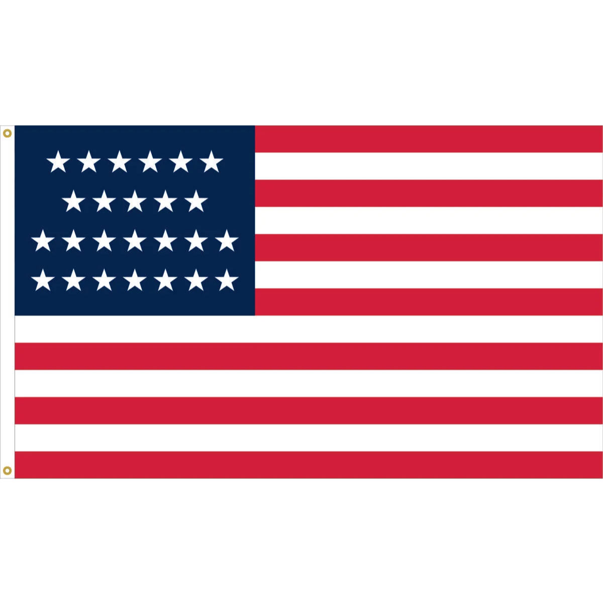 25 STAR USA OLD GLORY (1836 - 1837) 4X6' NYLON OUTDOOR FLAG
