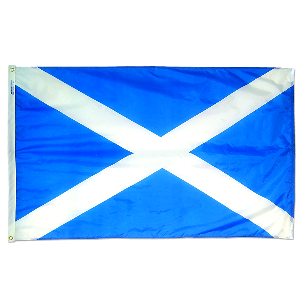 SCOTLAND ST. ANDREW'S CROSS 2X3' NYLON OUTDOOR FLAG
